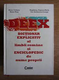 DEEX, dictionar explicativ al limbii romane si enciclopedic de nume proprii foto