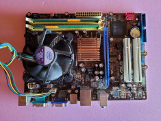 placa de baza PC cu procesor INTEL E5200 si 2 Gb ram DDR2 foto
