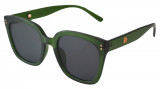 Cumpara ieftin Ochelari de Soare Dama Rectangular Oversized Verde, THEICONIC