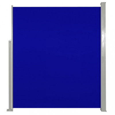 Copertină laterală pentru terasă/curte, albastru 160x300 cm foto
