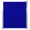 Copertină laterală pentru terasă/curte, albastru 160x300 cm