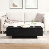 VidaXL Măsuță de cafea, stejar negru, 100x30x36,5 cm, lemn prelucrat