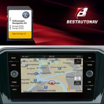 Card navigatie Original Volkswagen Discover Media MIB2 Europa V19 2024-2025 foto