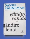 Gandire rapida, gandire lenta de Daniel Kahneman
