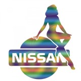 Cumpara ieftin Sticker Nissan Lady On