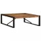Gossi masuta de cafea multicolora 100x100x35 cm lemn masiv recuperat
