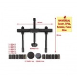 Set extractor butuc roata camion M18-M30 7/8-11W PCD 110-448mm 23 piese Breckner Germany