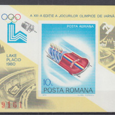 ROMANIA 1979 LP 999 OLIMPIADA DE IARNA LAKE PLACID COLITA NEDANTELATA MNH
