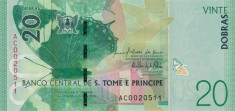 SAO TOME SI PRINCIPE ? bancnota ? 20 Dobras ? 2016 ? P-72 ? UNC necirculata foto