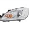 Far Mitsubishi Lancer (Cs) 09.2003-08.2008, Stanga, tip bec H4, reglare electrica, fara motoras, ECE, cu rama argintie, Depo, 8301B687, 8301B697