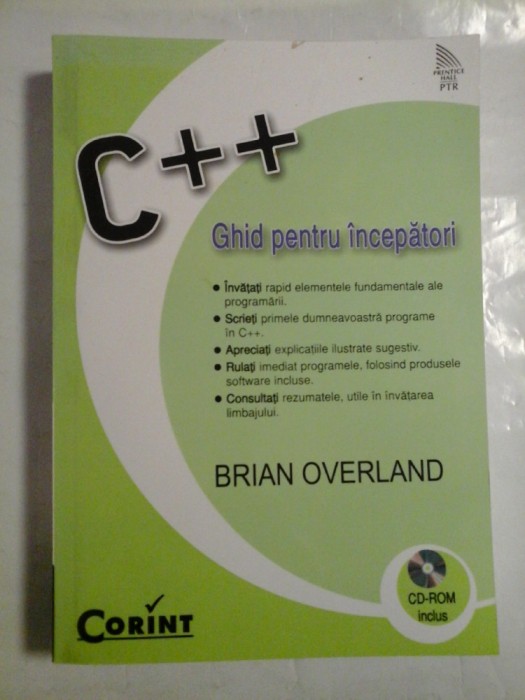 C++ GHID PENTRU INCEPATORI - BRIAN OVERLAND