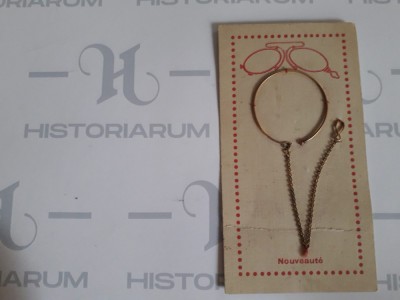 HST Lanț pentru pince-nez sau zwicker &amp;icirc;n ambalaj original &amp;icirc;nceput de secol XX foto