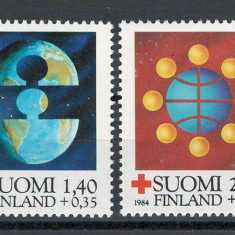 Finlanda 1984 MNH - Caritate Crucea Rosie, nestampilat