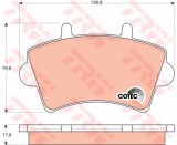 Set placute frana,frana disc NISSAN INTERSTAR bus (X70) (2002 - 2016) TRW GDB1442