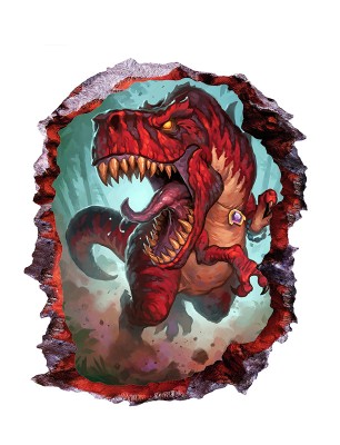 Sticker decorativ cu Dinozauri, 85 cm, 4375ST-1 foto