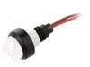Lampă LED de Control POLAM-ELTA LRG-D20-24V Roșu/Verde, 24V AC/DC, &Oslash;13mm, IP40, Plastic Negru