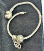 Bratara Pandora oiginala din argint 925 cu charmuri incluse, Bratari argint