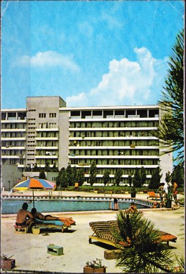 AMS - ILUSTRATA 682 EFORIE SUD - HOTEL FLAMINGO 1984, CIRCULATA foto
