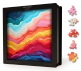 Puzzle din lemn - Gradient - Electric Fusion | Woodmix Puzzles