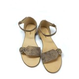 Sandale de dama din piele Ada Bronzo