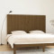 Tăblie de pat pentru perete, maro miere, 204x3x110 cm, lemn pin