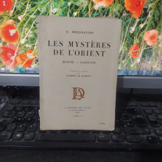 D. Merejkovsky, Les mysteres de l'Orient, ex libris Marcel Rosen, Paris 1927 197