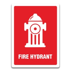FIRE HYDRANT SIGNS foto
