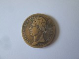 Coloniile Franceze(Antilele Franceze) 5 Centimes 1827 H regele Carol al X-lea,diametrul=27 mm