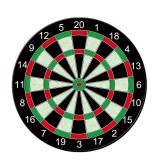 Set joc darts flippy, 4 sageti incluse, magnetic, dimensiuni 28.6 x 28.6 cm, design clasic, multicolor