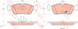Set placute frana,frana disc BMW Seria 3 Compact (E36) (1994 - 2000) TRW GDB1348