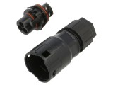 Conector: alimentare AC tată 10mm2 terminal cu şurub mufă