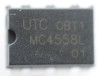 MC4558L UTC DIP8 - C.I. Amplificator Operational - RoHS - RCA4558 UPCA4558 4558D C4558C RC4558P R4558P RC4558 MC4558C KA4558 MC4558CN