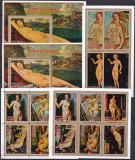 Ajman 1971 pictura Venus MI 895-902 A+B + bl.286 A+B MNH, Nestampilat