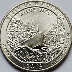 25 cents / quarter 2019 USA, Idaho, River of no return, unc, litera D