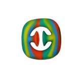 Jucarie Antistres Senzoriala Cauciuc Multicolor, 6cm, Ideallstore - Fete/Baieti, 10+ Ani