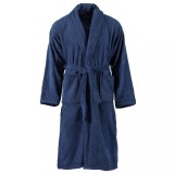 Cumpara ieftin Halat de baie unisex Terry, bleumarin, bumbac 100%, mărime XL