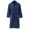 Halat de baie unisex Terry, bleumarin, bumbac 100%, mărime XL