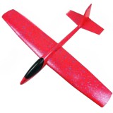 Avion planor flippy, din polistiren, lungime 84 cm , jucarie recreativa, cascadorii, rosu