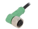 Cablu de Conectare M12 &icirc;n Unghi 1,5m 250VAC 4A