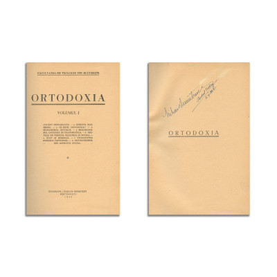 Ortodoxia, vol. I, 1942 foto