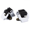 Clema Fixare Scule Perete, Set 2 Bucăți, Metal și Plastic, Alb și Negru, Oem