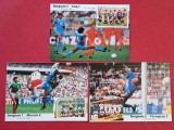 Lot 3 Foto-Carti poștale maximă filatelică-meciuri BULGARIA la Campionatul Mondial MEXIC 1986