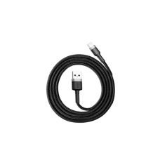 Cablu Date si Incarcare Baseus, Cafule CALKLF-AG1, USB la Lightning, 0.5 m, 2.4A, 480 Mbps, Negru, Blister