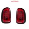 Set lampa spate MINI COUNTRYMAN (R60), 08.2010-04.2017, partea stanga, dynamic indicator; cu animatii; LED; rosu; TUNING,