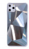 Huse telefon cu textura diamant Iphone 12 Pro Max , Argintiu