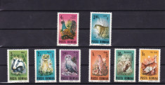 ROMANIA 1985 LP 1123 FAUNA PROTEJATA SERIE MNH foto