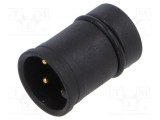 Conector M12 tată 4 pini 4A 250V IP67 LUTRONIC