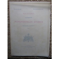 BULETINUL COMISIUNII MONUMENTELOR ISTORICE , PUBLICATIE TRIMESTRIALA , ANUL VII , FASC. 28 , OCTOMBRIE-DECEMBRIE 1914