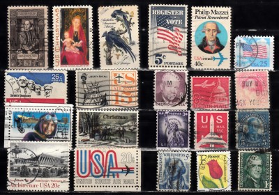 A7 T1 82 - Timbre foarte vechi - America foto