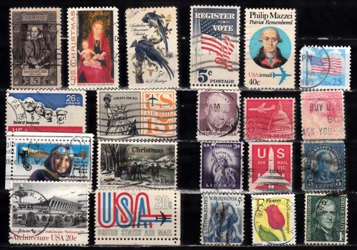 A7 T1 82 - Timbre foarte vechi - America